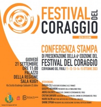 IL 21 SETTEMBRE PRESENTAZIONE FESTIVAL DEL CORAGGIO 6A EDIZIONE (11-15 OTTOBRE 2023)