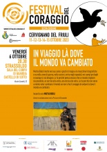 IL 6 OTTOBRE 2023 ORE 20:30 A STRASSOLDO IL VIAGGIO LÀ DOVE IL MONDO VA CAMBIATO - ANTEPRIMA FESTIVAL DEL CORAGGIO 2023   